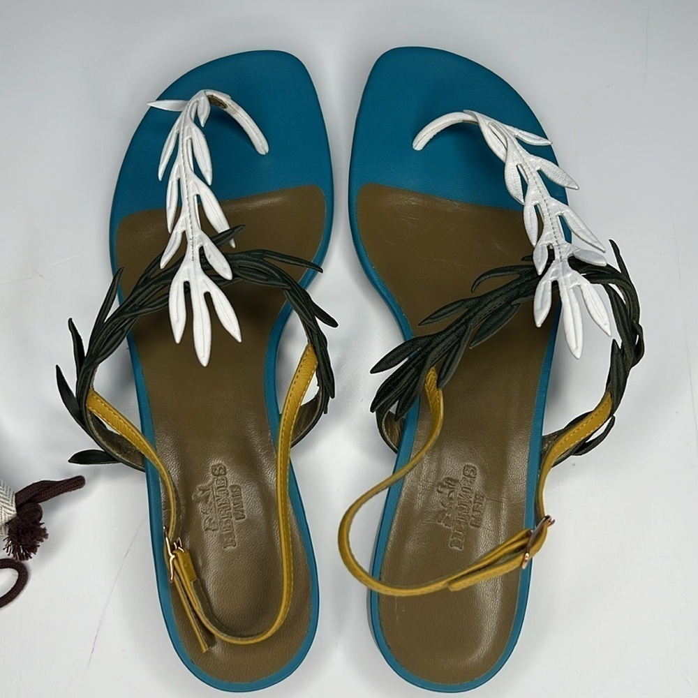 Hermès Four Colors Myrthe Sandals! NWT - Picture 4 of 10